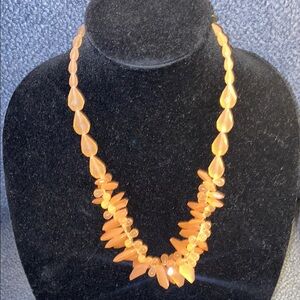 Mark. Rock of Ages Peach Necklace